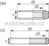 Tesniaci krúžok kovový pre vonkajší závit DS; Tesniaci krúžok kovový pre vnútorný závit DM - 2