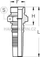 Hydraulické koncovky palcové MAGR - 2