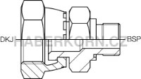 Hydraulické adaptéry - Pripojovacie šróbenie - 2