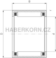 Ihlové ložiská NTN série HK - 3