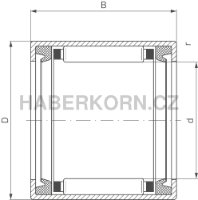 Ihlové ložiská NTN série HK - 3